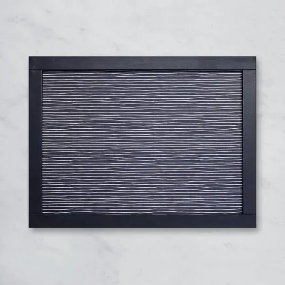 Rectangular Lap Tray - Navy, Striped image