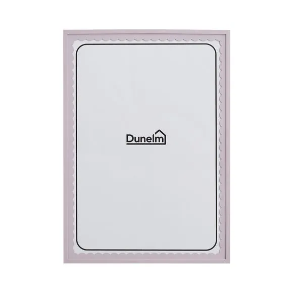 Rectangular Photo Frame Scalloped - Lilac