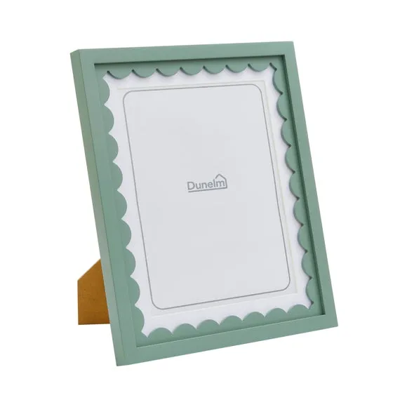 Rectangular Photo Frame Scalloped - Lilypad
