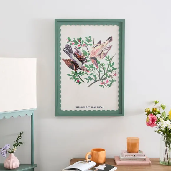 Rectangular Photo Frame Scalloped - Lilypad