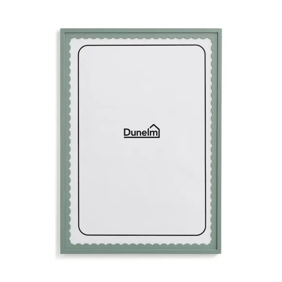 Rectangular Photo Frame Scalloped - Lilypad