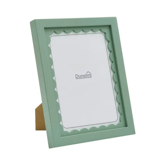 Rectangular Photo Frame Scalloped - Lilypad