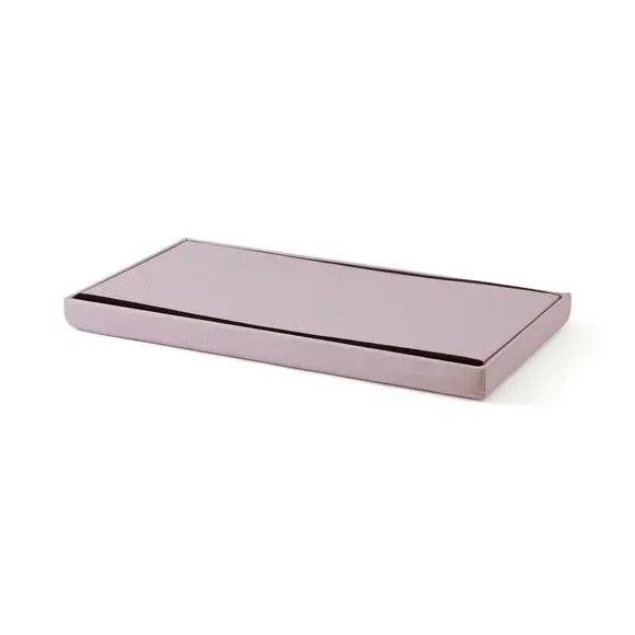 Rectangular Storage Ottoman - Lilac, Faux Linen