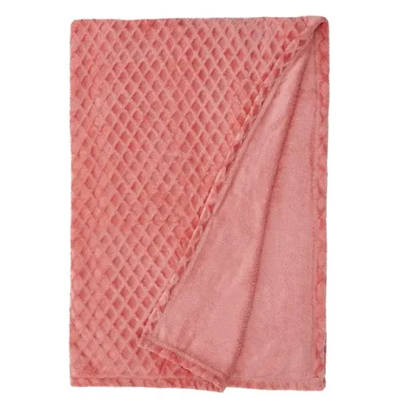 Recycled Throw Blanket - Navy, Polyester