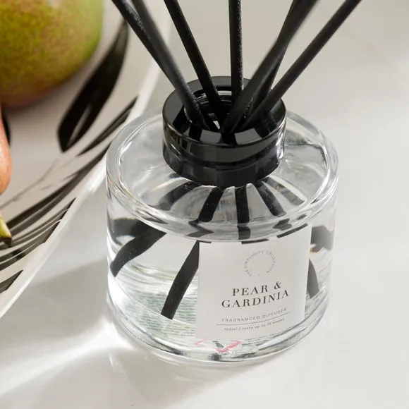 Reed Diffuser Pear & Gardenia - Clear Glass