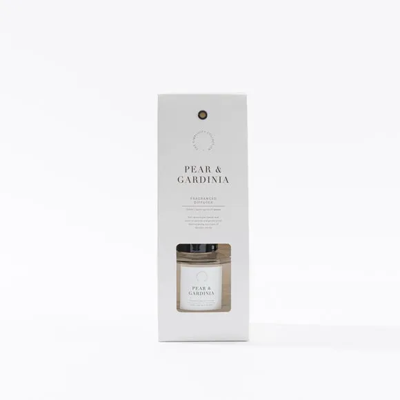 Reed Diffuser Pear & Gardenia - Clear Glass