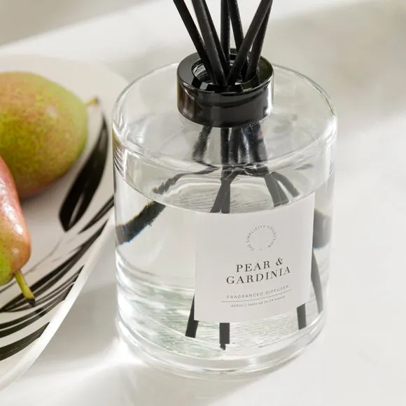Reed Diffuser Pear & Gardenia - Clear Glass