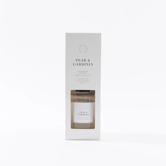 Reed Diffuser Pear & Gardenia - Clear Glass
