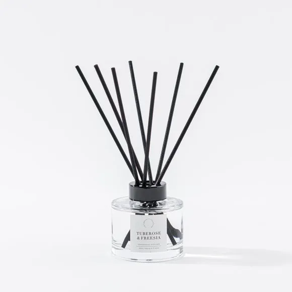 Reed Diffuser Tuberose Freesia - Clear, Glass