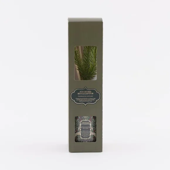 Reed Diffuser with Fir Sprig - Green, Glass