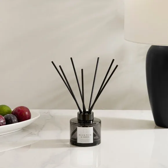Reed Diffuser with Glass Vessel - Black image
