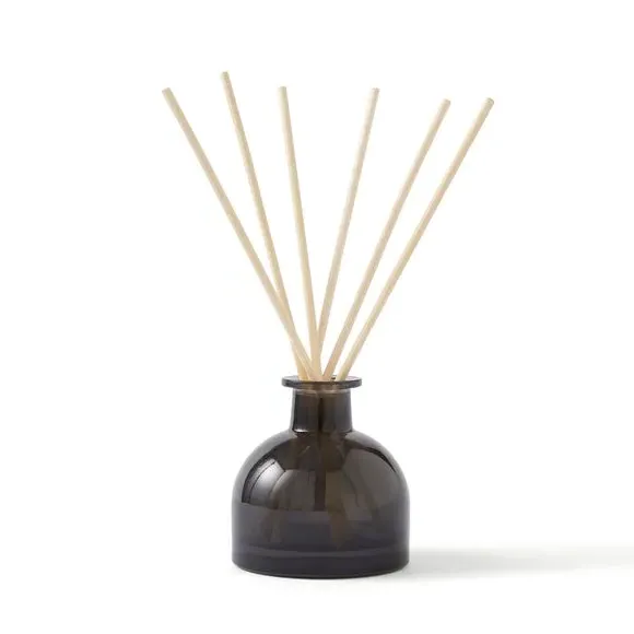 Reed Diffuser with Natural Reeds - Black, Glass