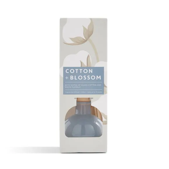 Reed Diffuser with Natural Reeds - Blue