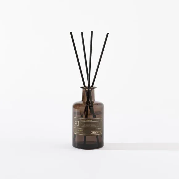 Reed Diffuser with Natural Reeds - Brown