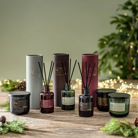 Reed Diffuser with Natural Reeds - Brown