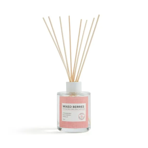 Reed Diffuser with Odour Control - Red Berries