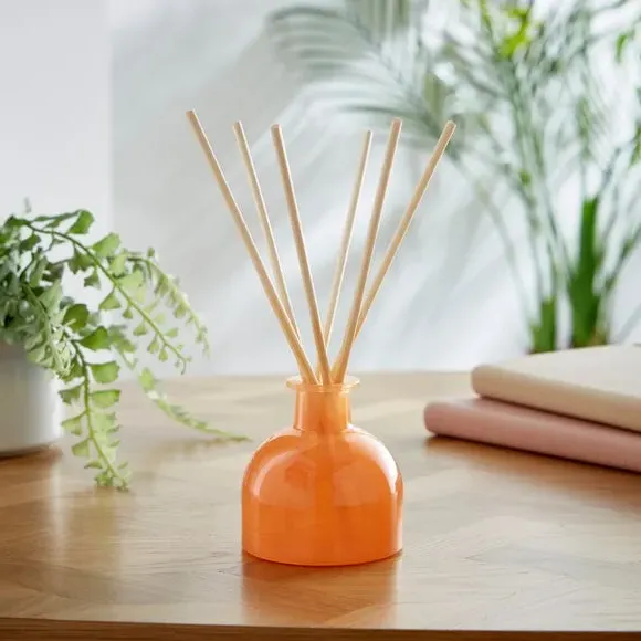 Reed Diffuser with Rattan Sticks - Orange, Glass image