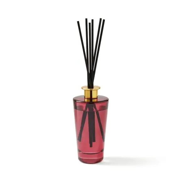 Reed Diffuser with Reeds - Burgundy, Glass