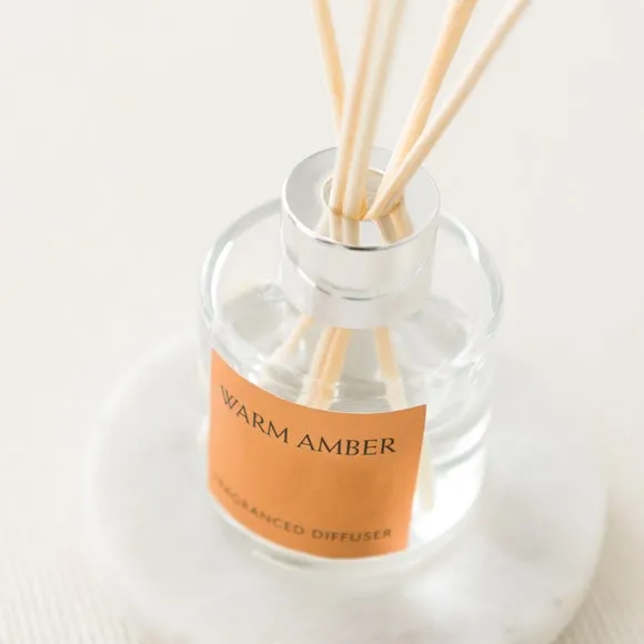 Reed Diffuser with Reeds - Clear, Glass