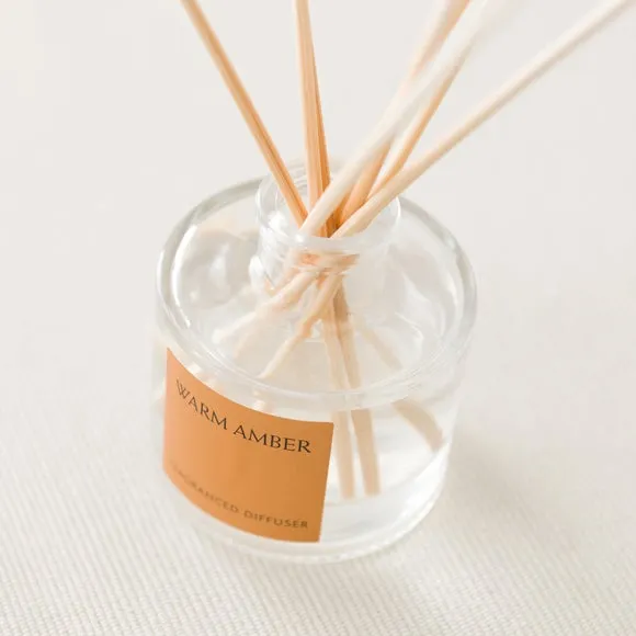 Reed Diffuser with Reeds - Clear, Glass