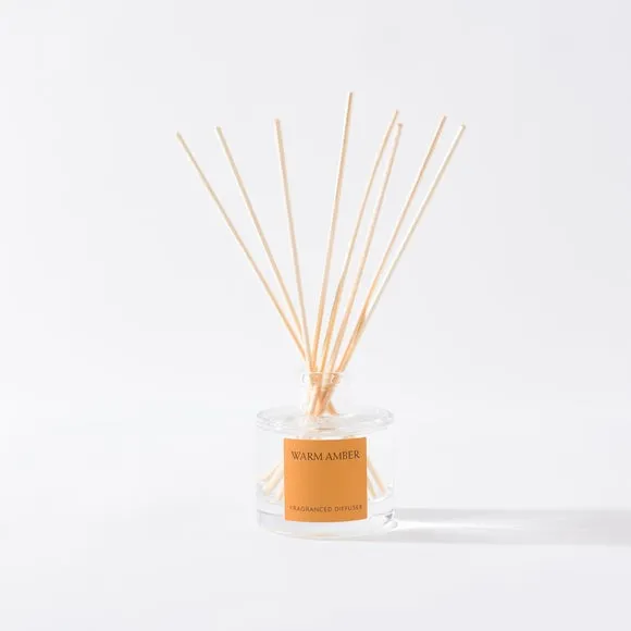 Reed Diffuser with Reeds - Clear, Glass