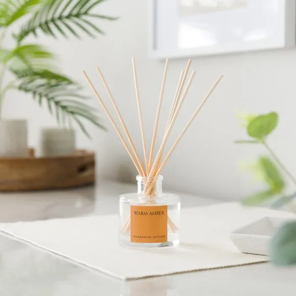 Reed Diffuser with Reeds - Clear, Glass