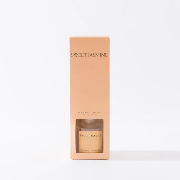 Reed Diffuser with Reeds - Clear, Glass