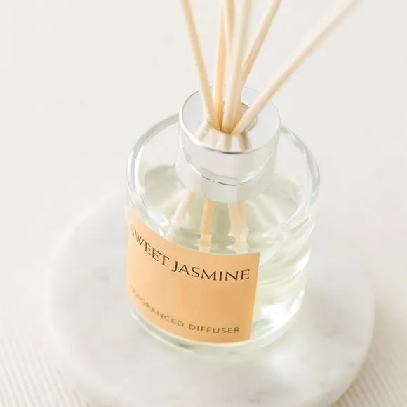 Reed Diffuser with Reeds - Clear, Glass
