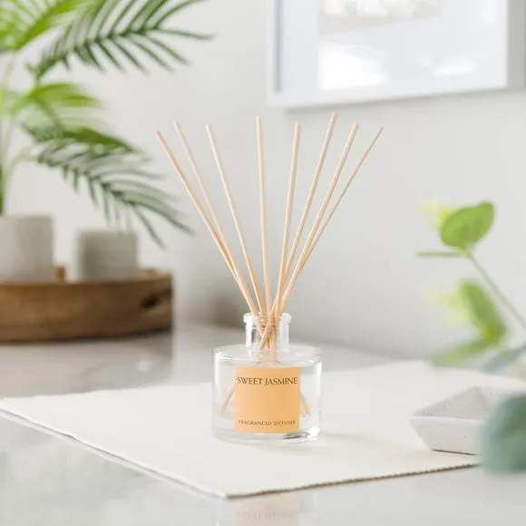 Reed Diffuser with Reeds - Clear, Glass