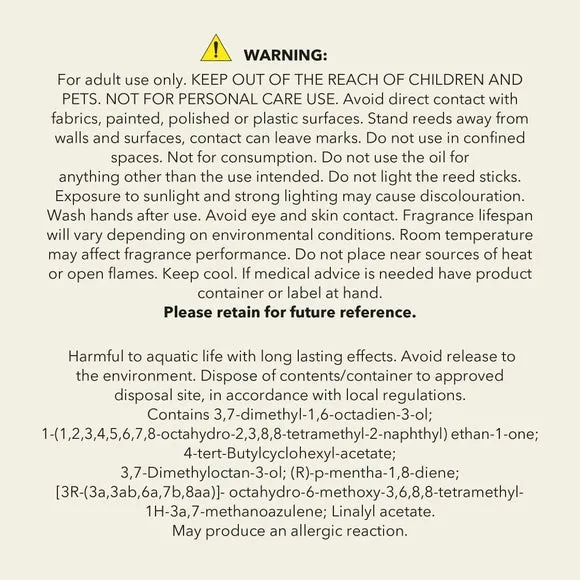 Reed Diffuser with Reeds - Orange, Glass