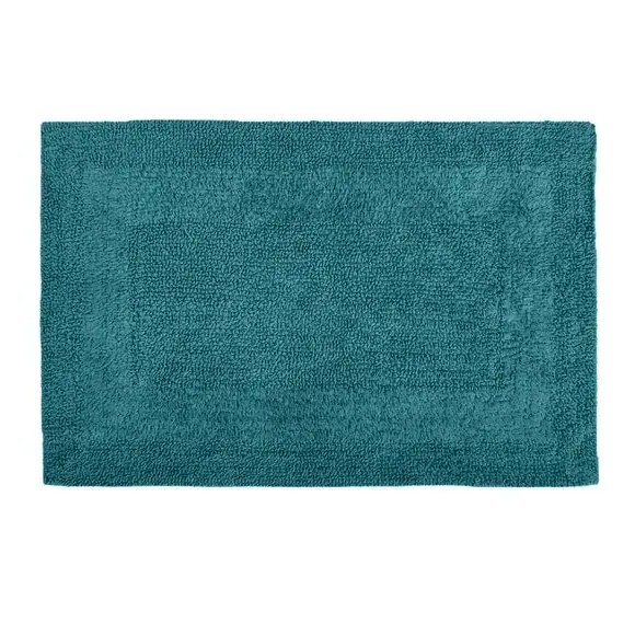 Reversible Bath Mat - Kingfisher, Cotton