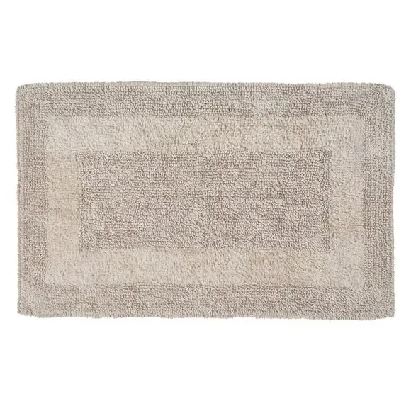 Reversible Bath Mat - Mushroom, Cotton