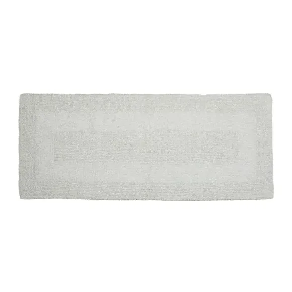 Reversible Bath Runner - White, Cotton