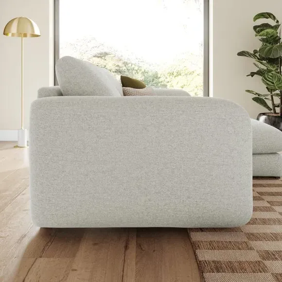 Reversible Corner Chaise Sofa - Grey, Chenille