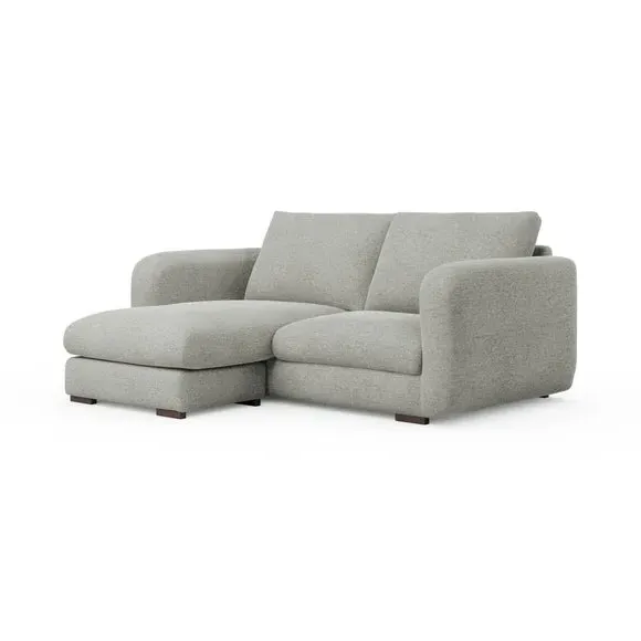 Reversible Corner Chaise Sofa - Grey, Chenille