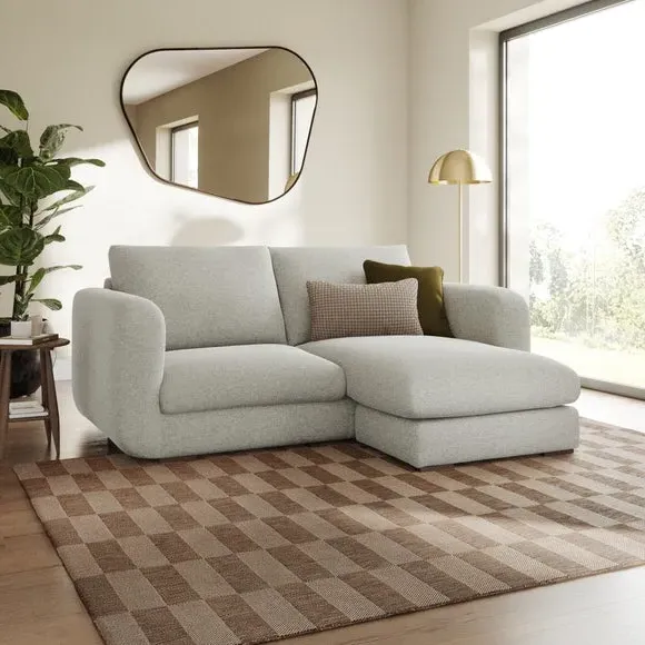 Reversible Corner Chaise Sofa - Grey, Chenille image