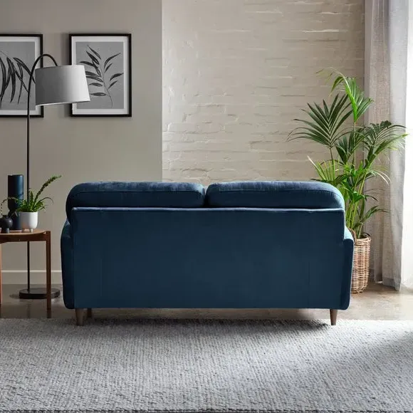 Reversible Corner Chaise Sofa - Navy, Velvet