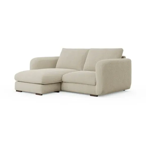 Reversible Corner Chaise Sofa - Sandstone, Boucle