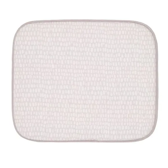 Reversible Drying Mat - Mushroom, Pebble Pattern
