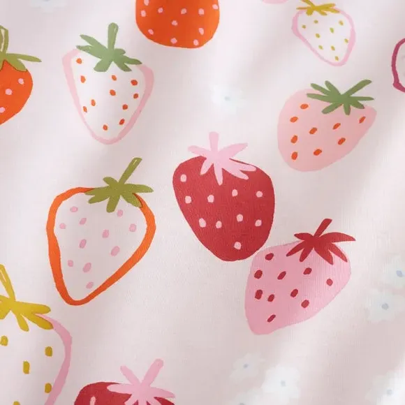 Reversible Duvet Cover & Pillowcase Set - Pink