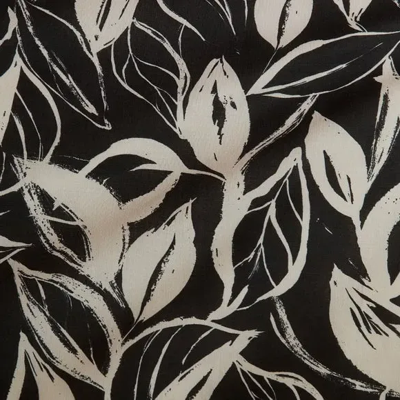 Reversible Duvet Cover Set - Black, Cotton