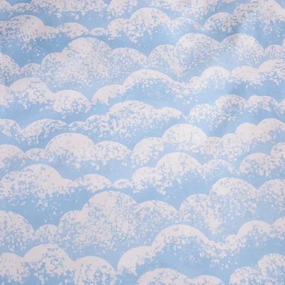 Reversible Duvet Cover Set - Blue, Cotton