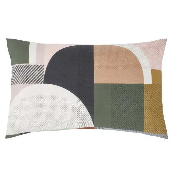 Reversible Duvet Cover Set - Green, Polycotton