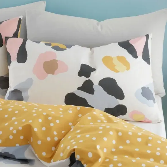 Reversible Duvet Cover Set - Leopard, Polycotton