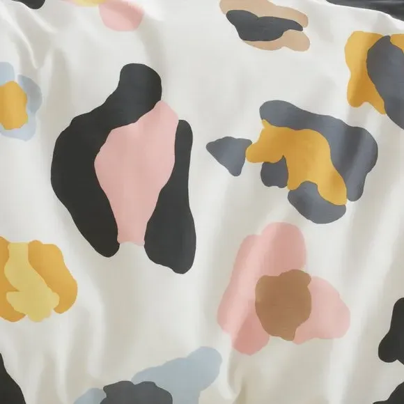 Reversible Duvet Cover Set - Leopard, Polycotton
