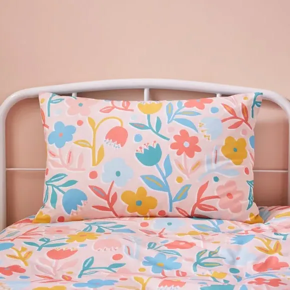 Reversible Duvet Cover Set - Multicolor, Cotton