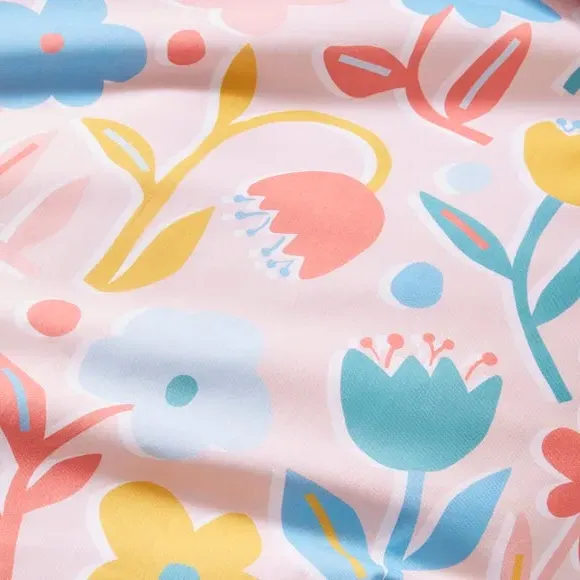 Reversible Duvet Cover Set - Multicolor, Cotton