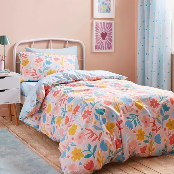 Reversible Duvet Cover Set - Multicolor, Cotton image
