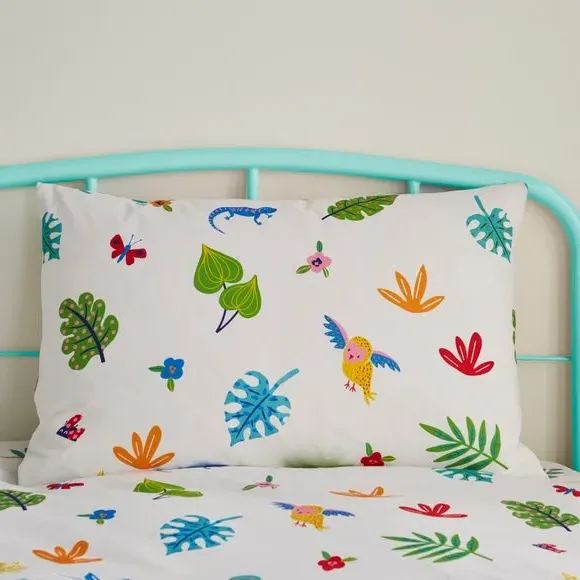 Reversible Duvet Cover Set - Multicolor, Cotton