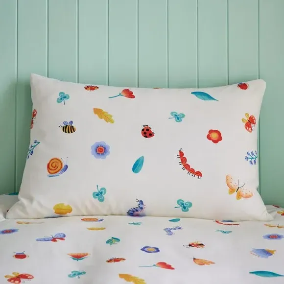 Reversible Duvet Cover Set - Multicolor, Polyester